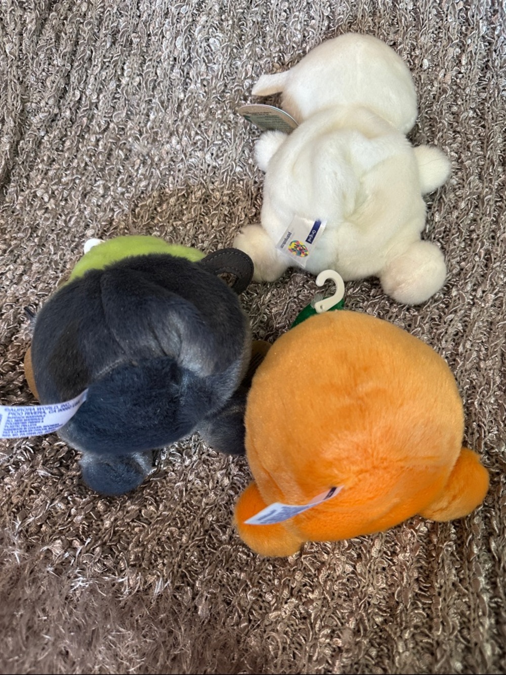 Palm Pals Plush Lot 3 Caldron Pumpkin Mummy Halloween Cute Bundle NWT - Picture 3 of 3